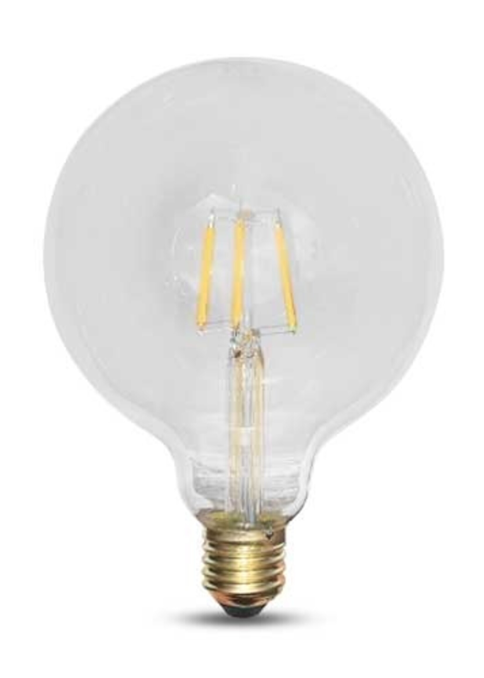 LEDWINKEL-Online E27 LED Lamp filament G125 6W 2200K extra warm white dimmable