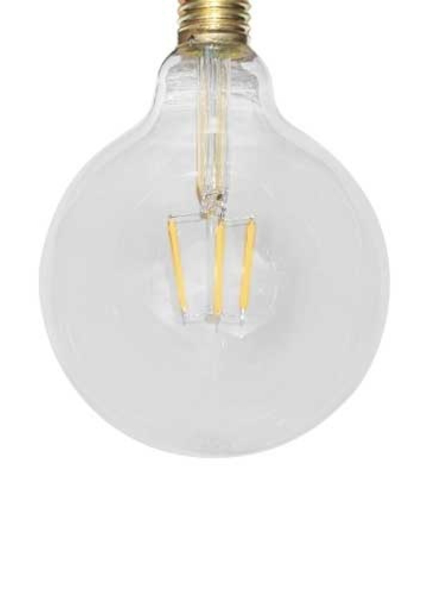 LEDWINKEL-Online E27 LED Lamp filament G125 6W 2200K extra warm white dimmable