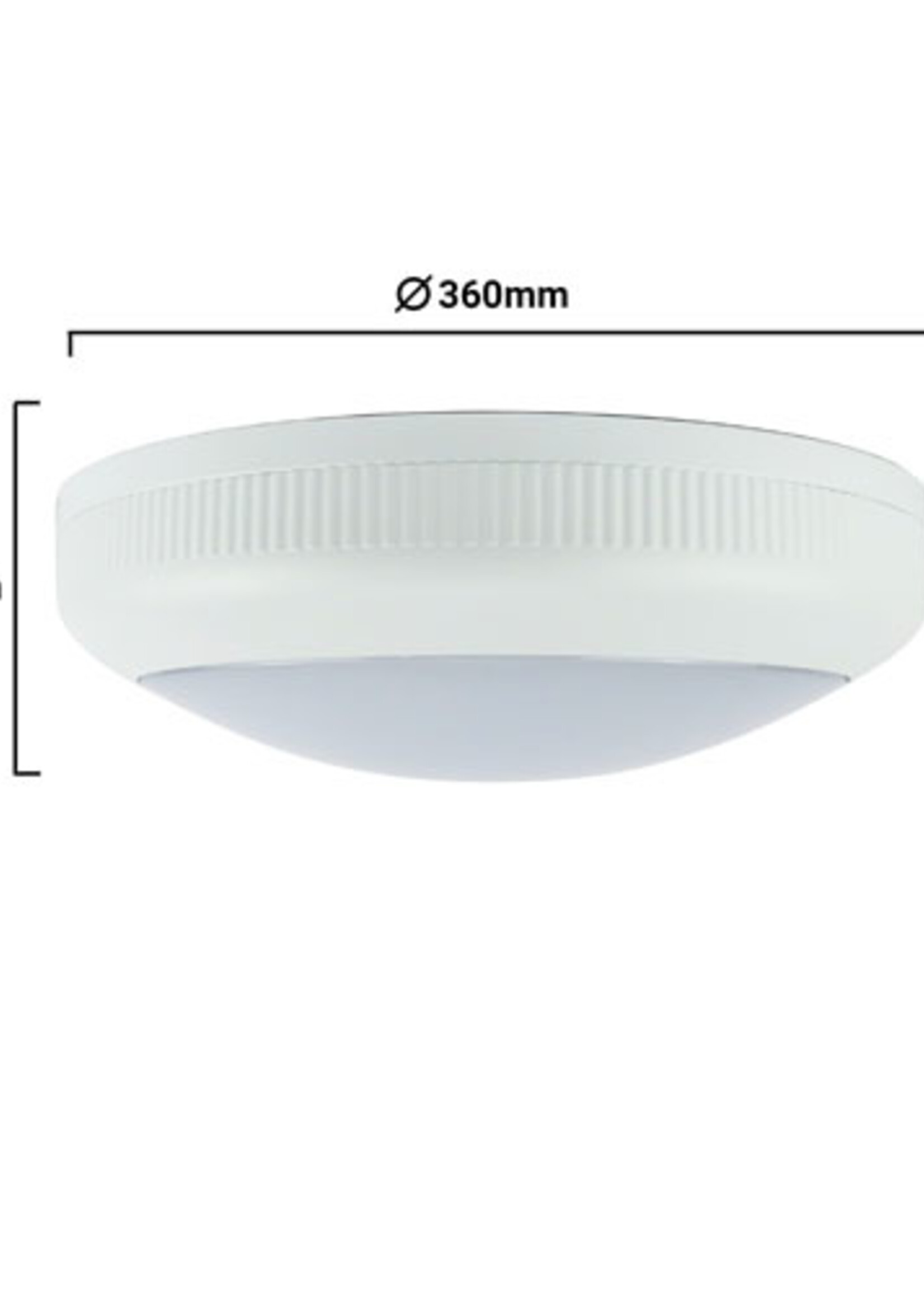 LED by Samsung LED Bulkhead opbouw IP66 IK08 waterbestendig 36cm 30W