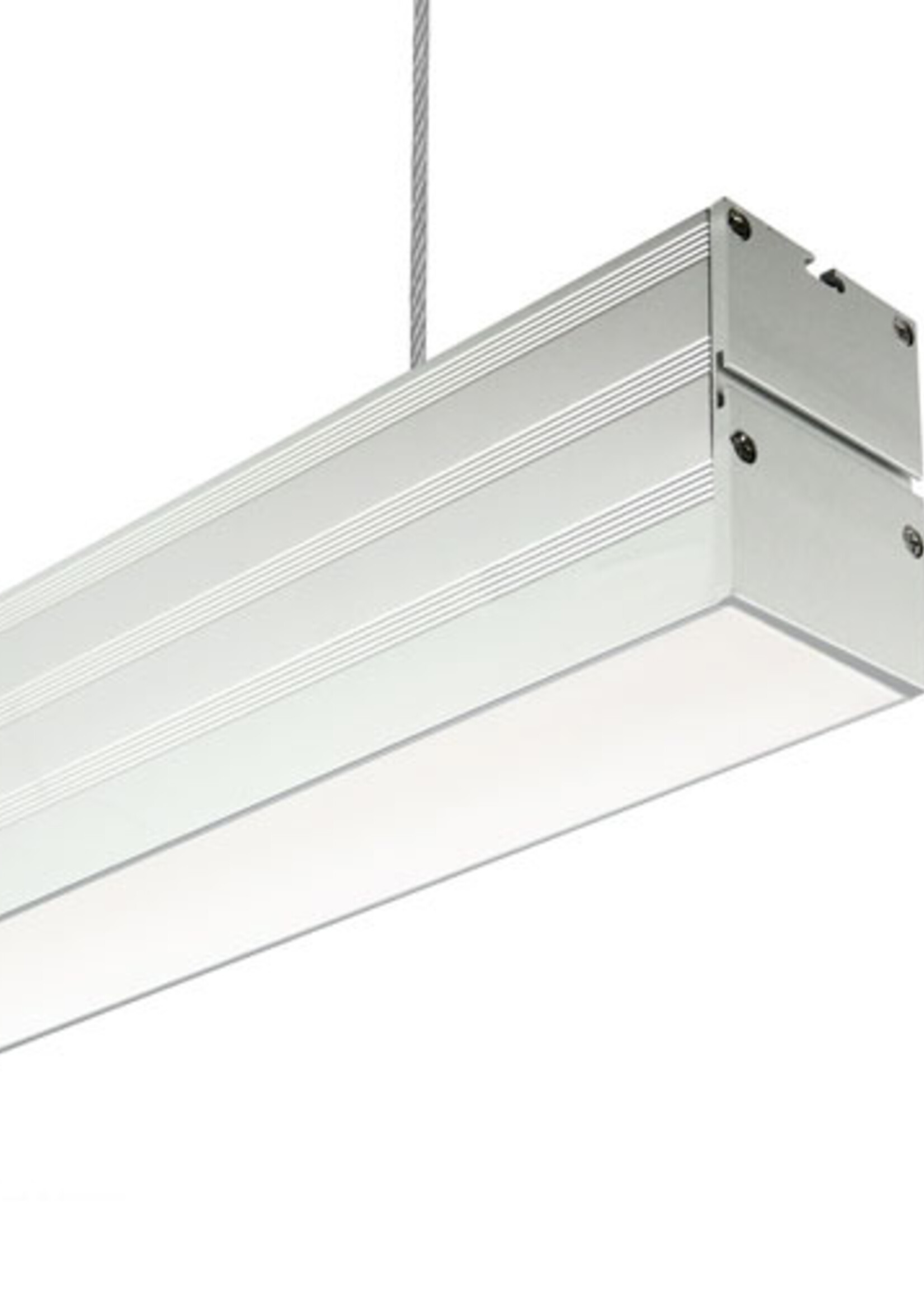 LEDWINKEL-Online Hangende LED Lichtbalk linear 150cm 48W koppelbaar