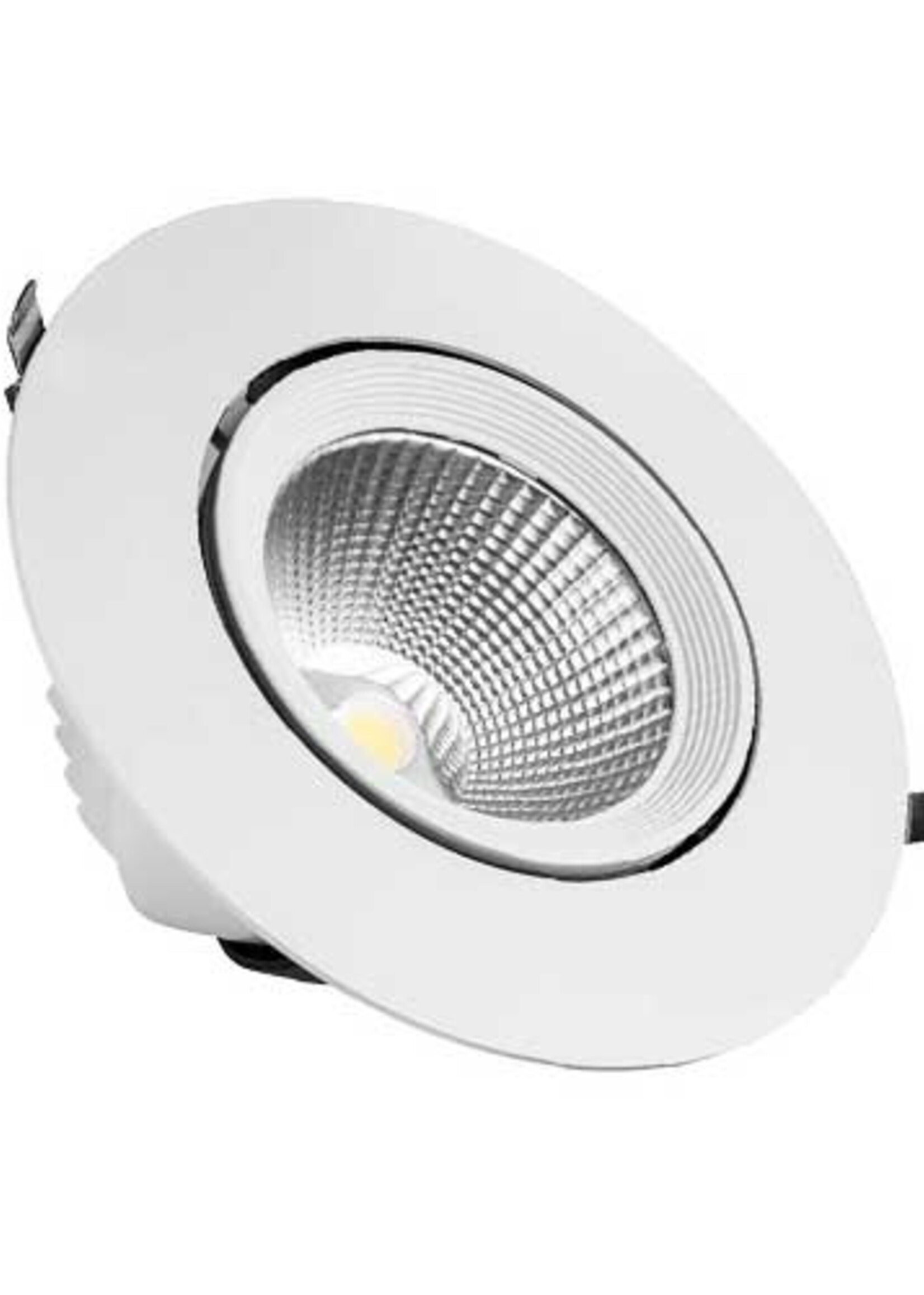 LEDWINKEL-Online LED Banana recessed spot 30W 4000K bright white ⌀165mm 45° Tiltable 360° Rotatable