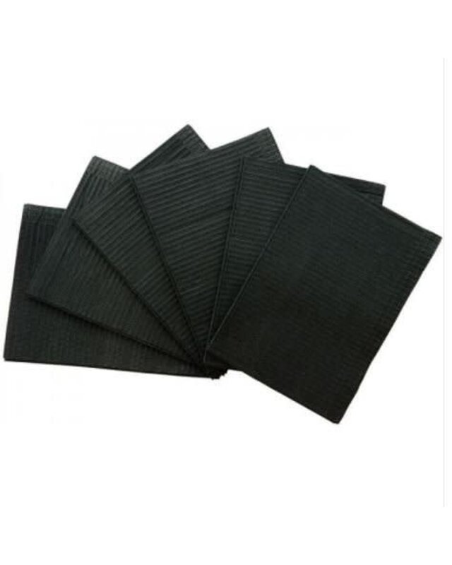 Dental Bibs - Black 500pcs