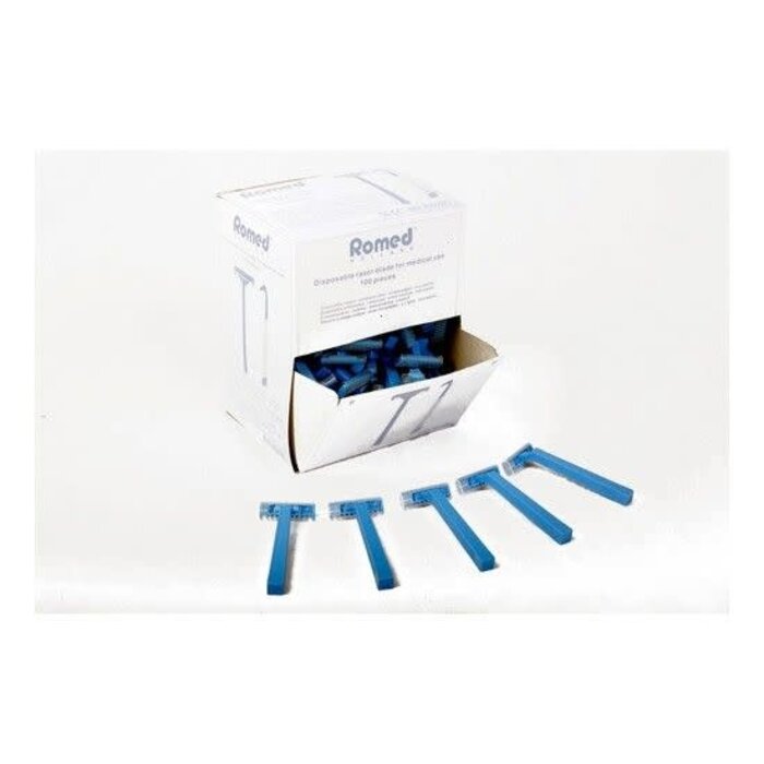 Romed Romed Disposable Razors - Blue -  100pcs