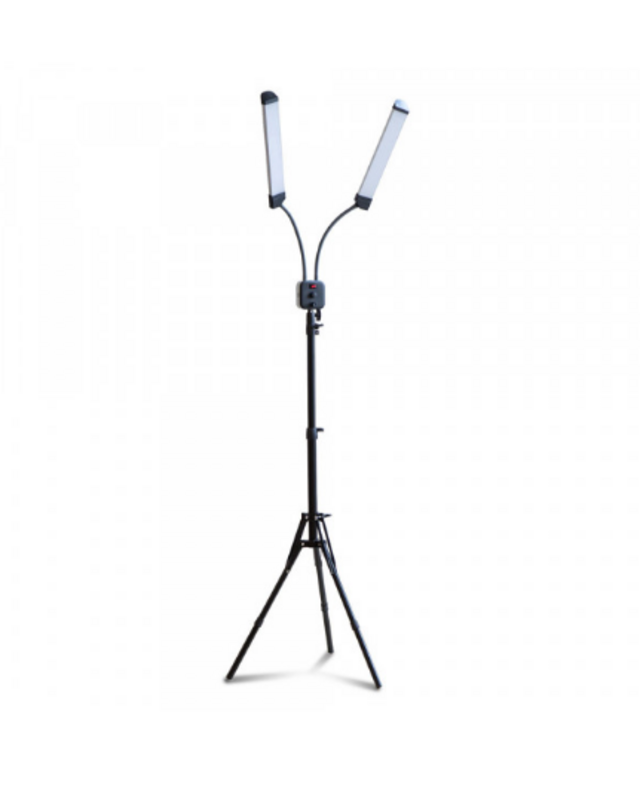 Double Lamp + Tripod | Adjustable Color & Power Temp.