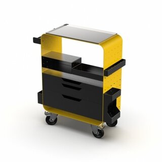 Kwadron IMPALA Mobile Workstation Yellow