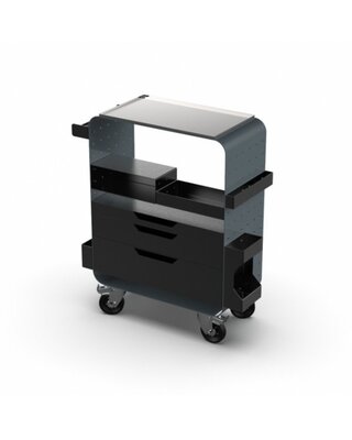 Kwadron IMPALA Mobile Workstation Gunmetal Gray