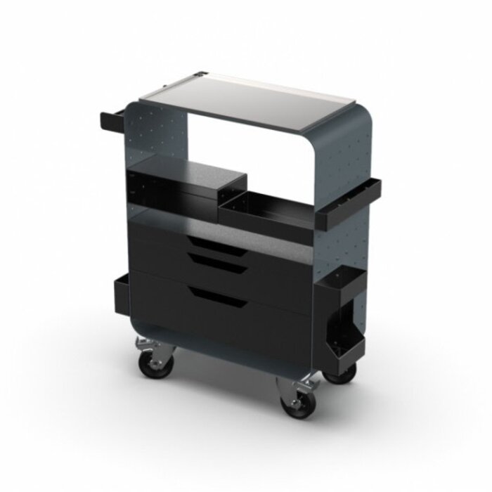 Kwadron IMPALA Mobile Workstation Gunmetal Gray