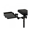 Holder With Steel Shelf Mounted To The Armrest - Black