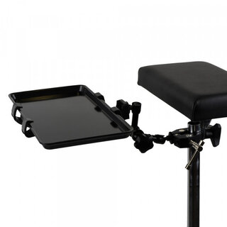 Holder With Steel Shelf Mounted To The Armrest - Black