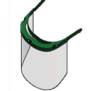 Protective Face Shield | 3 x shields + 1 x frame