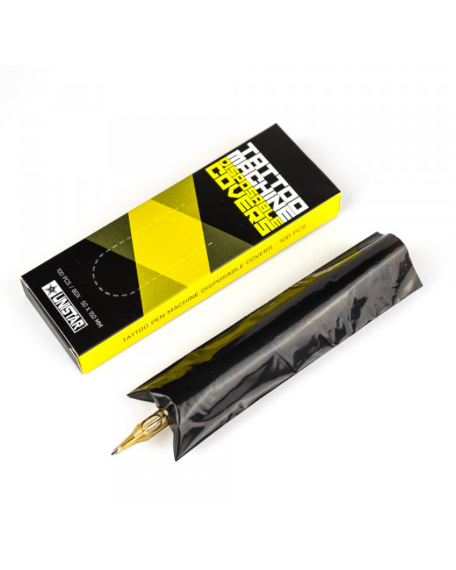 Unistar Unistar Tattoo Pen Machine Disposable Covers - 100pcs - 50 x 150mm