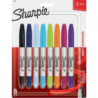 Sharpie Sharpie Twintip Markers - Box Of | 8pcs