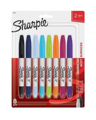 Sharpie Sharpie Twintip Markers - Ultra Fine & Fine Point - 8pcs