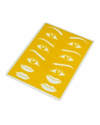 Practice Skin PMU Brows, Eyes & Lips - Yellow