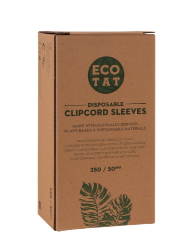 Eco Tat ECOTAT Clipcord Sleeves | 250pcs