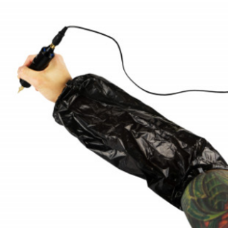 Unigloves Unigloves Black PE Protective Sleeve | 100pcs