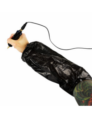 Unigloves Unigloves Black PE Protective Sleeve | 100pcs