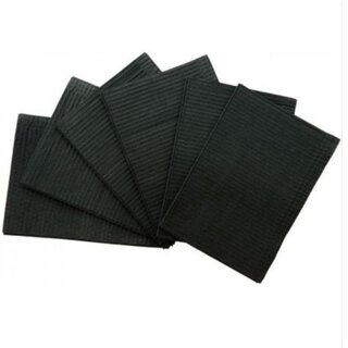 Dental Bibs - Black - 125pcs