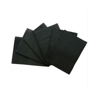 Dental Bibs - Black - 125pcs