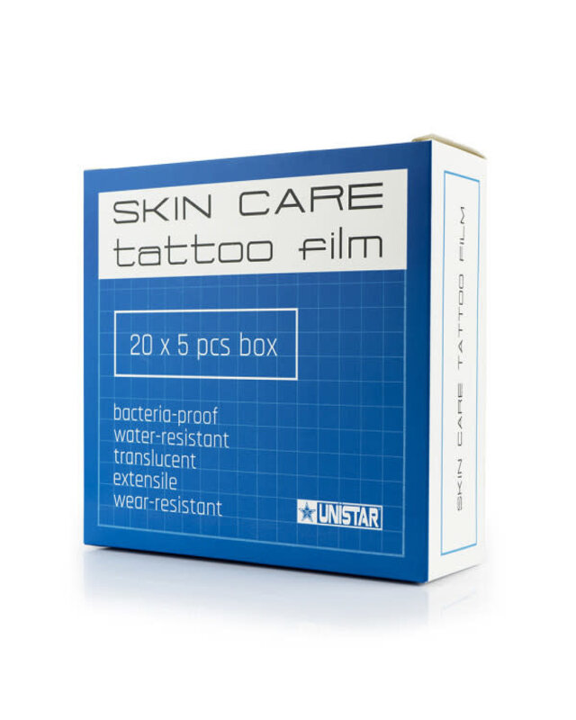 Unistar UNISTAR - Second Skin Care Tattoo Film - Patches 12,5mm x 12,5mm - 5pcs