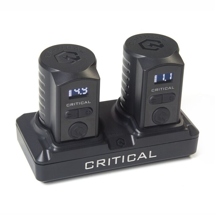 Critical CRITICAL BUNDLE - 2 universal batteries + battery dock RCA