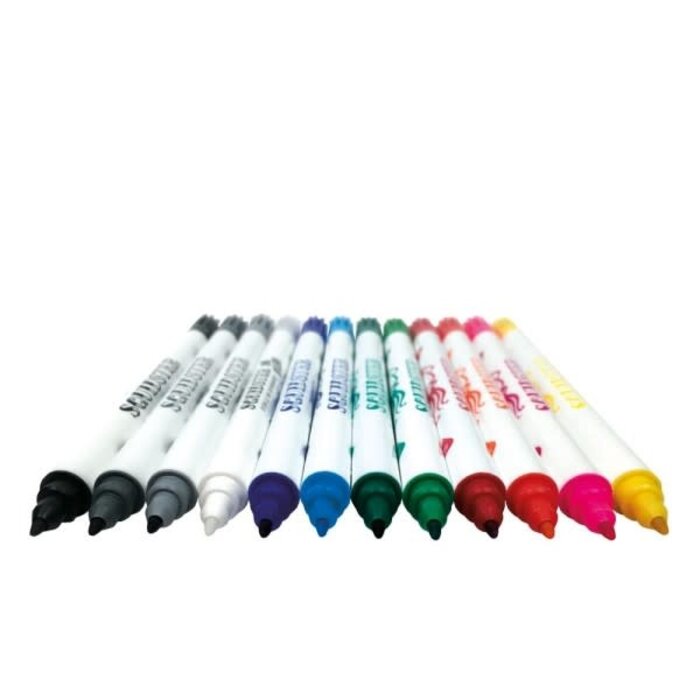 Squidster Squidster Skin Markers - SET 11 Colors + Eraser