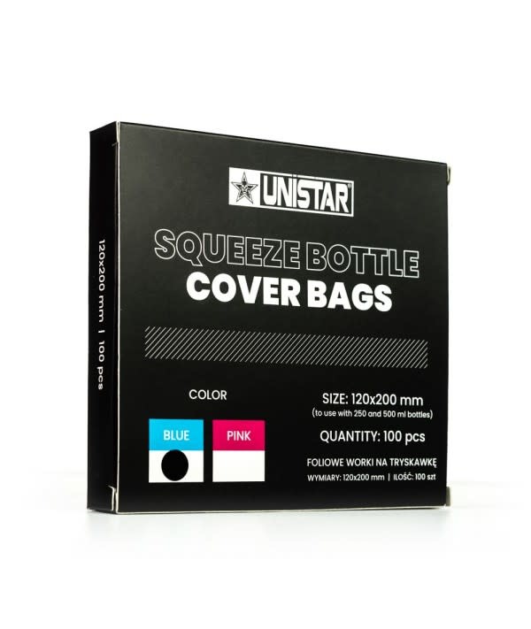 Unistar Squeeze - Water Bottle Bags 12x20cm - Blue x 100pcs