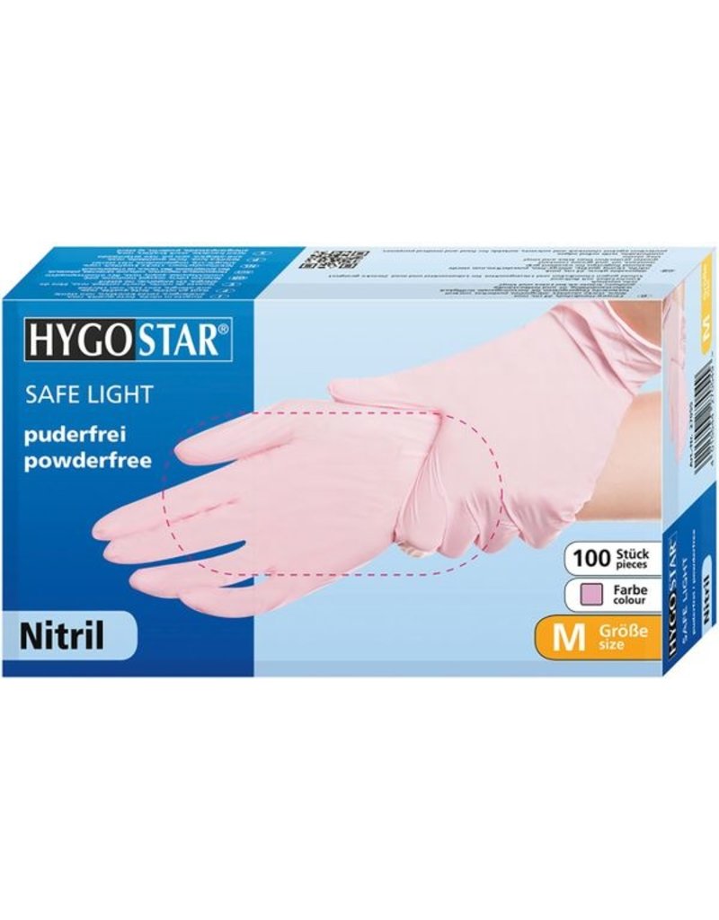 Hygostar Hygostar Nitrile Gloves Pink | 100pcs