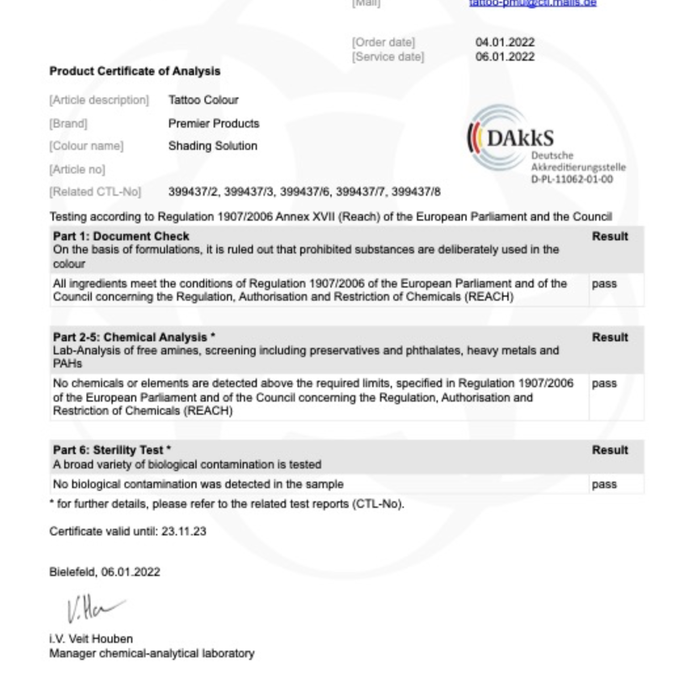 Premier Products Premier Products - Shading Solution