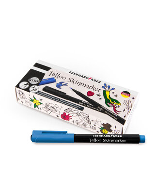 Eberhard Faber Tattoo Skinmarker - Blue - 10PCS