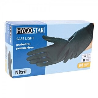 Hygostar Hygostar Nitrile Gloves  Black | 100pcs