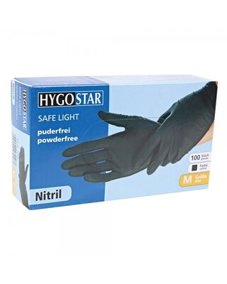 Hygostar Hygostar Nitrile Gloves  Black | 100pcs