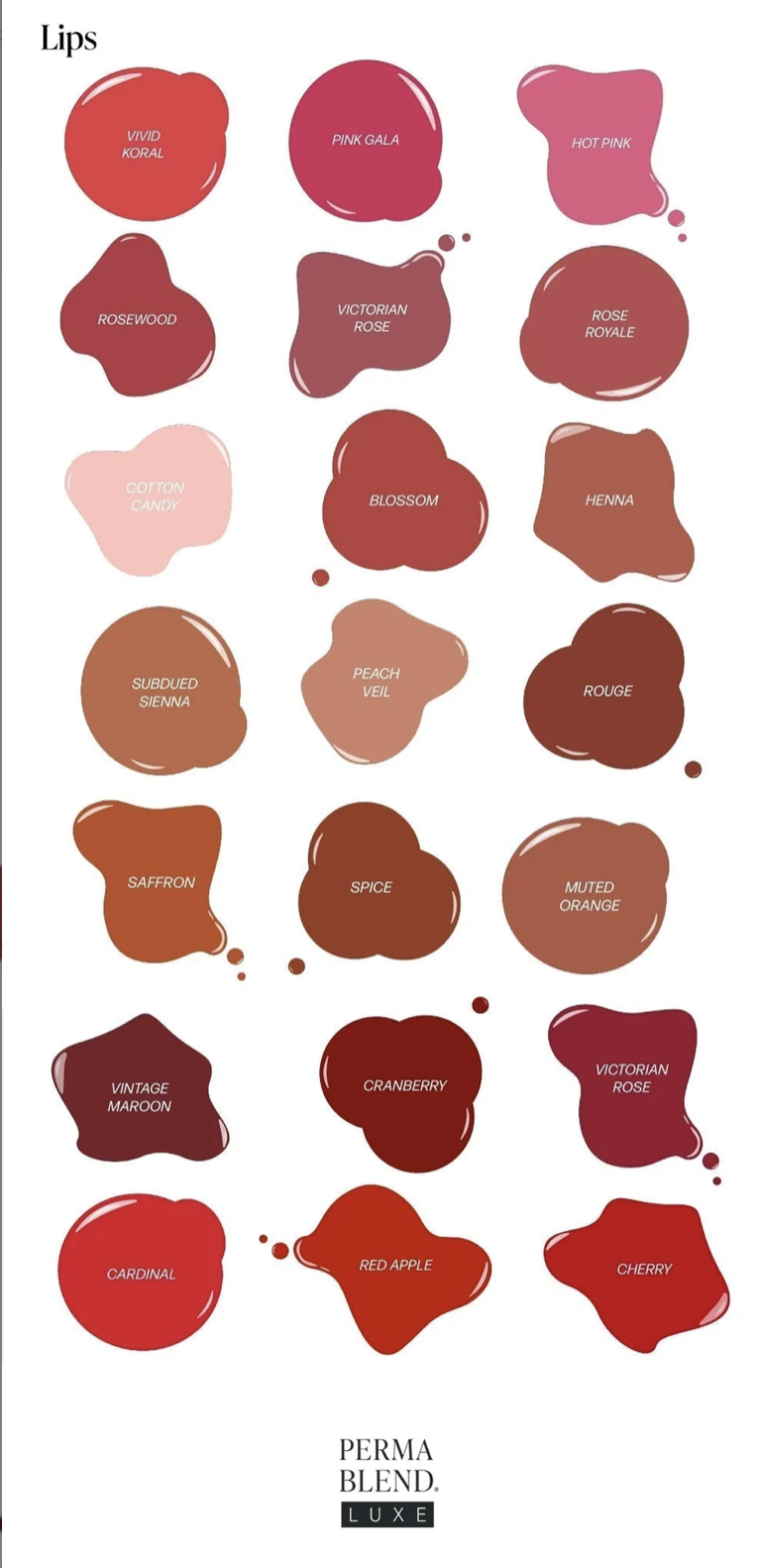 Perma Blend LUXE - Cranberry - 15ml - Dasha Tattoo Supply