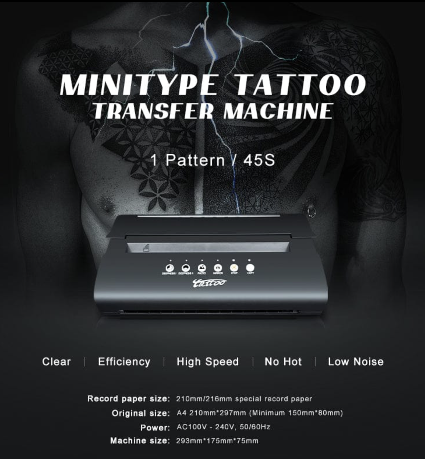 Comprar Máquina copiadora/impresora de tatuaje térmico MT200 