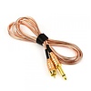 RCA Cord Titan Braided - Gold - 2m