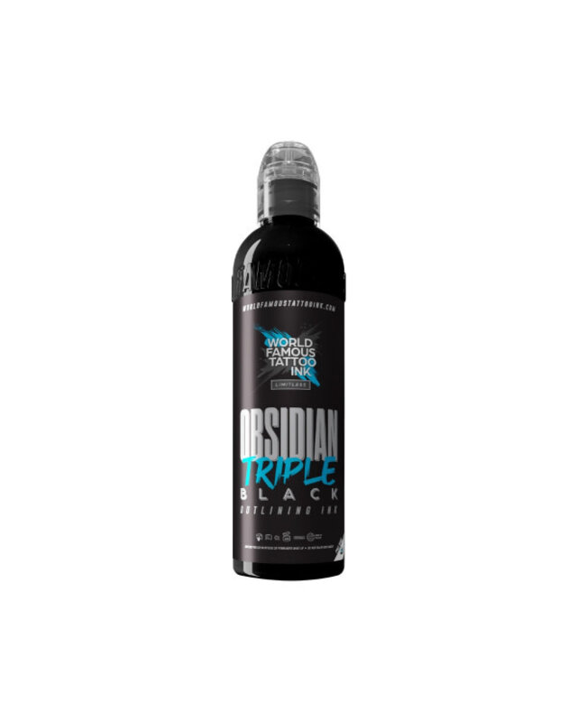 World Famous Limitless World Famous LIMITLESS - Obsidian TRIPLE Black Outlining - 120ml