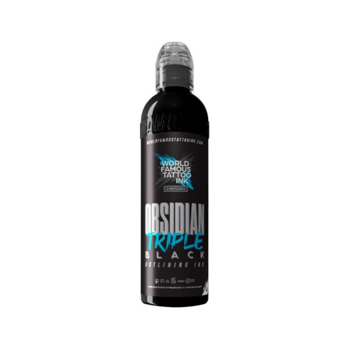 World Famous Limitless World Famous LIMITLESS - Obsidian TRIPLE Black Outlining - 120ml