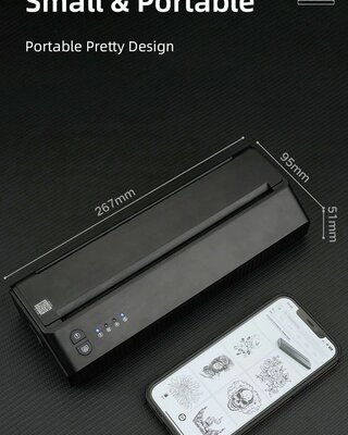 Bluetooth Tattoo Printer | Wireless Tattoo Printer | Draadloos