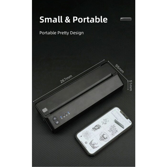 Bluetooth Wireless Printer MHT-P8008 With Battery
