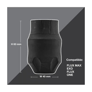 FKIrons Darklab Disposable Rubber Grip Black - 40mm - Exo - 1pcs