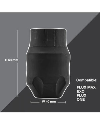 FKIrons Darklab Disposable Rubber Grip Black - 40mm - Exo - 1pcs