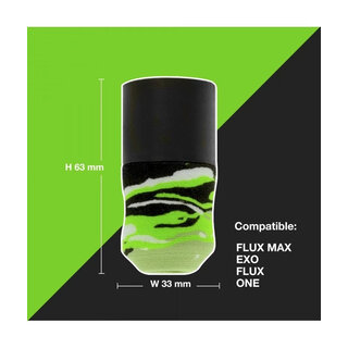Darklab Flux DIsposable Foam Grip Lime Camo - 33mm - Flux Classic - 1pcs