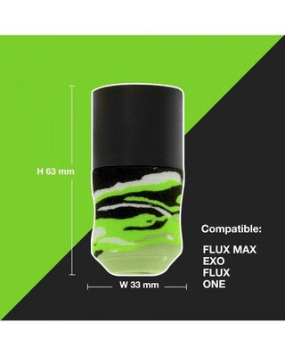 Darklab Flux DIsposable Foam Grip Lime Camo - 33mm - Flux Classic - 1pcs