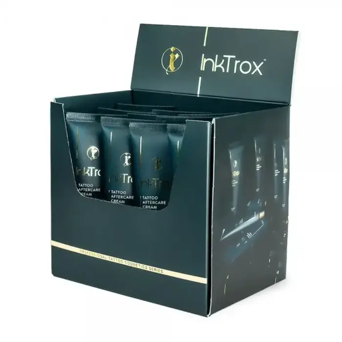 INKTROX InkTrox® Tattoo Aftercare Cream GREEN Tube - 12 x  50ml - BOX