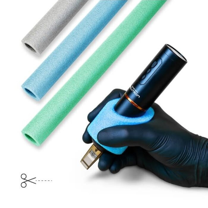 Tatto Machine Foam Grip - BLUE- 60mm