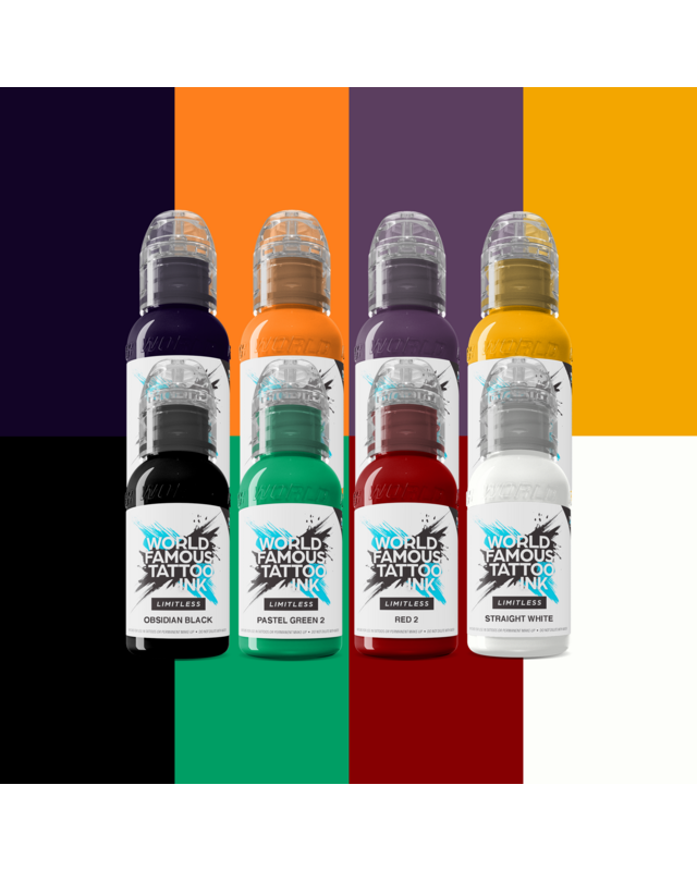 World Famous Limitless World Famous LIMITLESS - Primary Colours Set #1 - 8 x 30ml