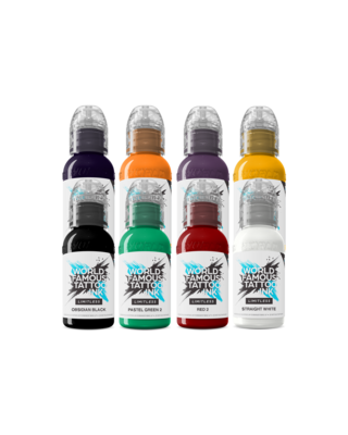 World Famous Limitless World Famous LIMITLESS - Primary Colours Set #1 - 8 x 30ml
