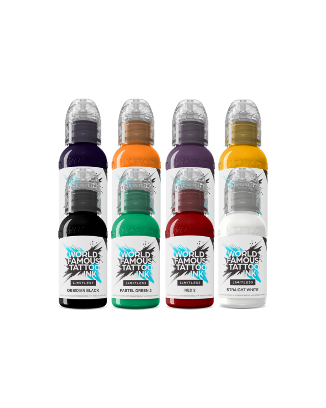 World Famous Limitless World Famous LIMITLESS - Primary Colours Set #1 - 8 x 30ml