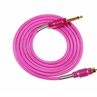 Clipcord RCA Soft Nylon | Pink 2m pink