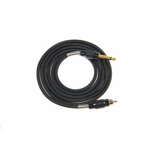 Clipcord RCA Soft Nylon  Black